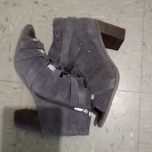 Vince Camuto Charcoal Heeled Boots